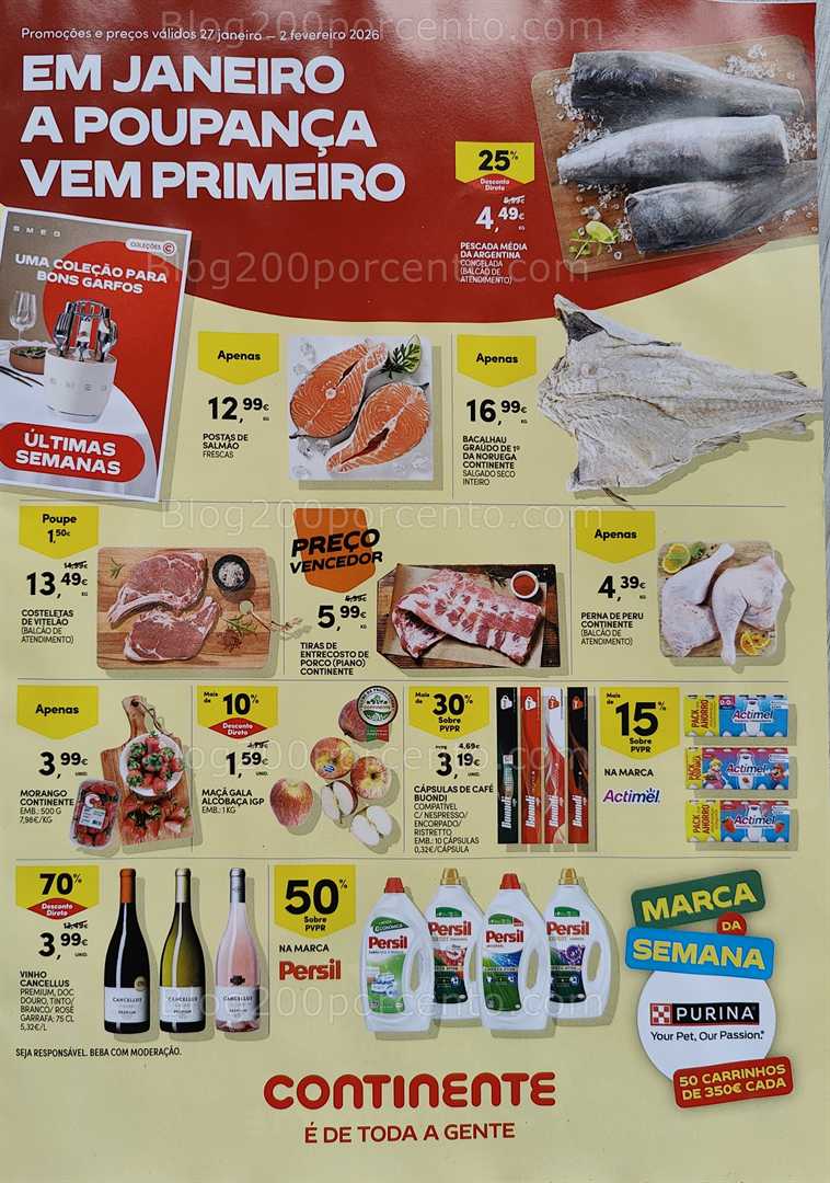 Antevisão Folheto CONTINENTE Promoções de 27 janeiro a 2 fevereiro
