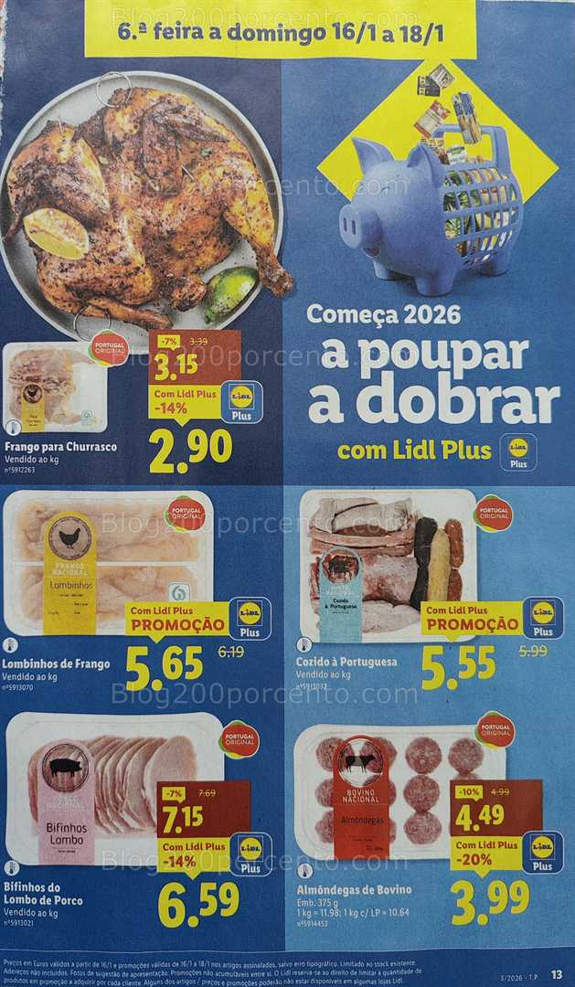 Antevisão Folheto LIDL Promoções de 12 a 18 janeiro