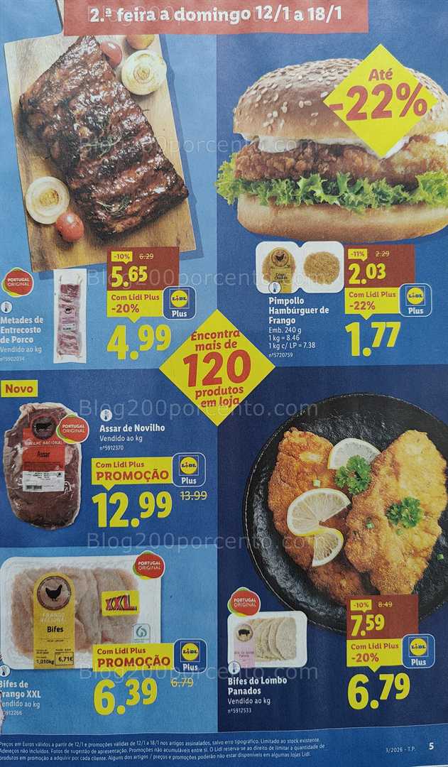 Antevisão Folheto LIDL Promoções de 12 a 18 janeiro