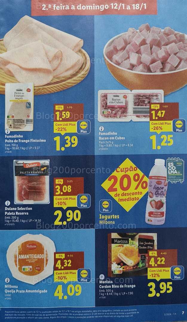 Antevisão Folheto LIDL Promoções de 12 a 18 janeiro
