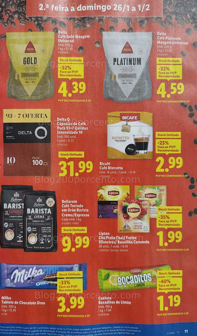 Antevisão Folheto LIDL Promoções de 26 janeiro a 1 fevereiro