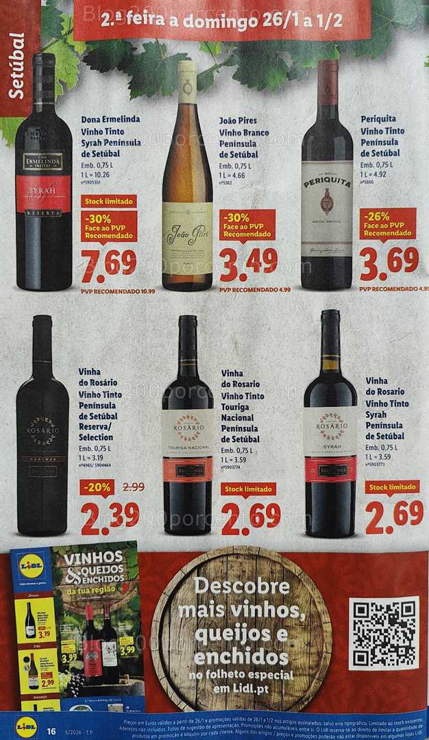 Antevisão Folheto LIDL Promoções de 26 janeiro a 1 fevereiro