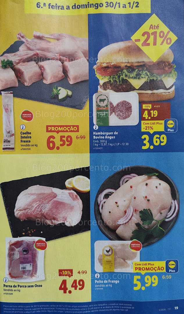 Antevisão Folheto LIDL Promoções de 26 janeiro a 1 fevereiro