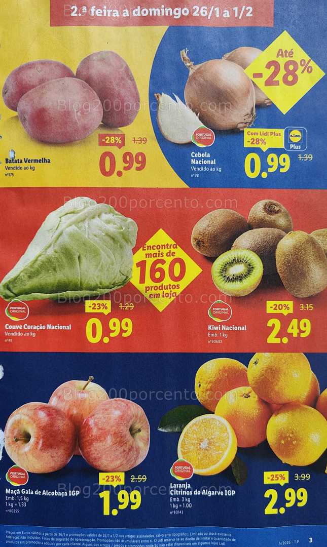 Antevisão Folheto LIDL Promoções de 26 janeiro a 1 fevereiro