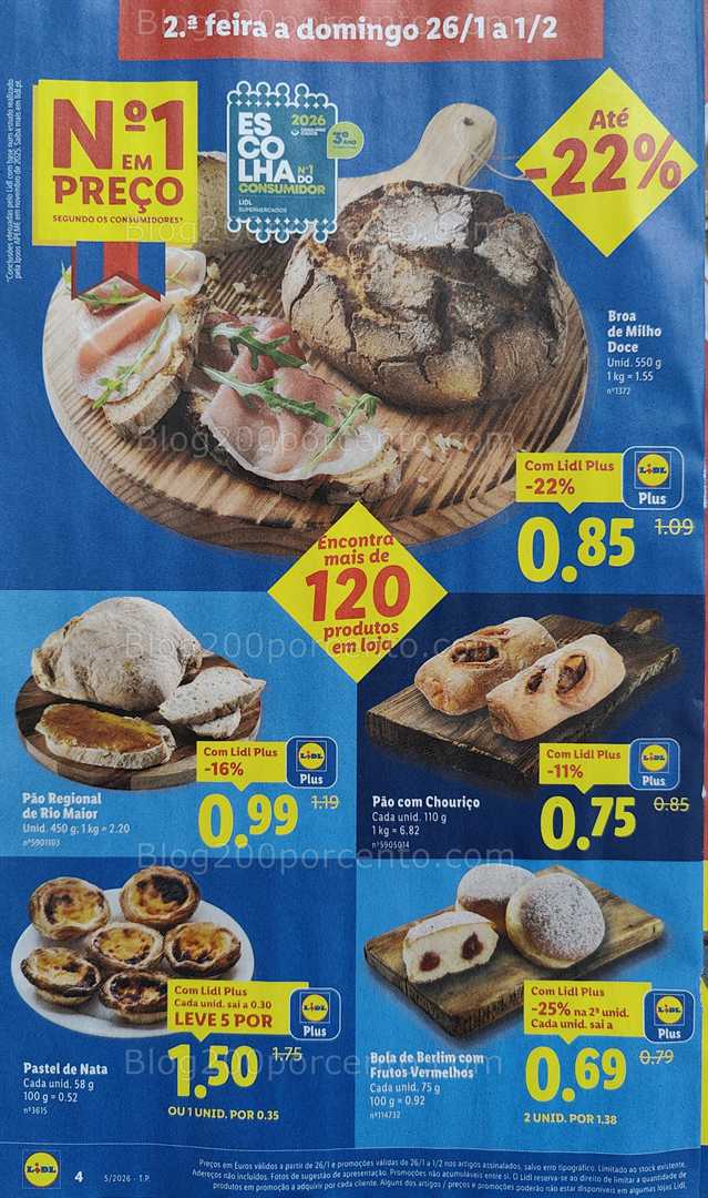 Antevisão Folheto LIDL Promoções de 26 janeiro a 1 fevereiro
