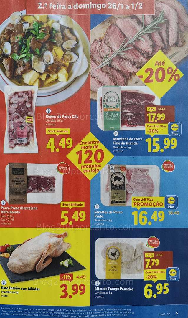 Antevisão Folheto LIDL Promoções de 26 janeiro a 1 fevereiro