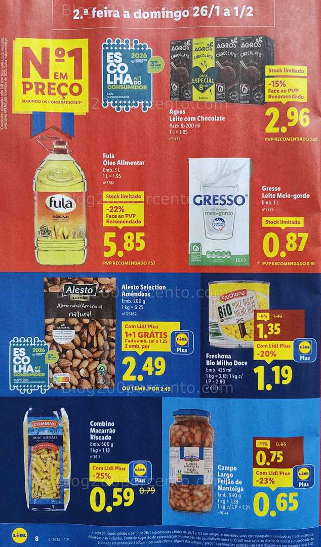Antevisão Folheto LIDL Promoções de 26 janeiro a 1 fevereiro