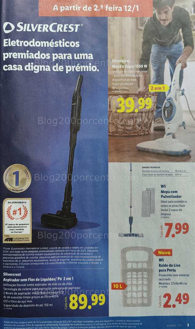 Antevisão Folheto LIDL Bazar Promoções de 12 a 22 janeiro