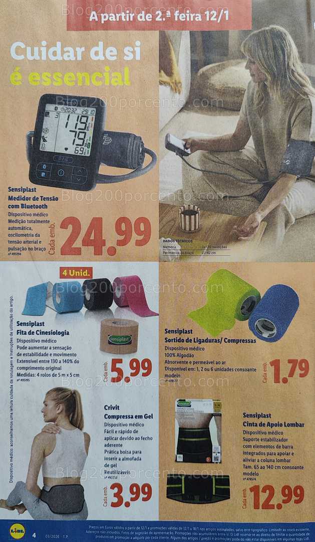 Antevisão Folheto LIDL Bazar Promoções de 12 a 22 janeiro