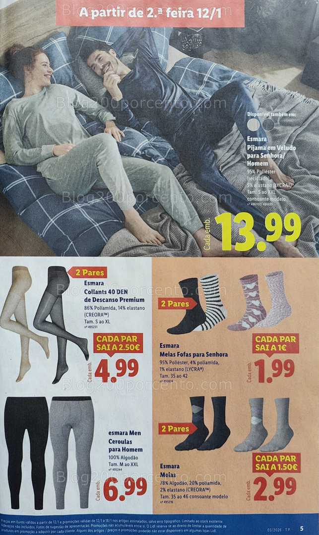 Antevisão Folheto LIDL Bazar Promoções de 12 a 22 janeiro