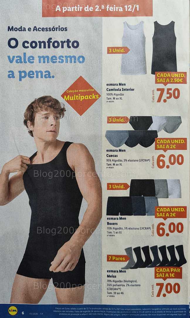 Antevisão Folheto LIDL Bazar Promoções de 12 a 22 janeiro