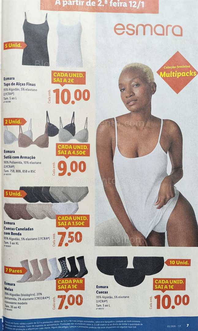 Antevisão Folheto LIDL Bazar Promoções de 12 a 22 janeiro