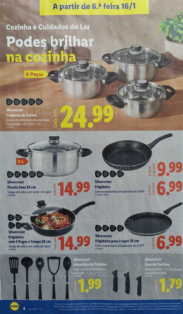 Antevisão Folheto LIDL Bazar Promoções de 12 a 22 janeiro