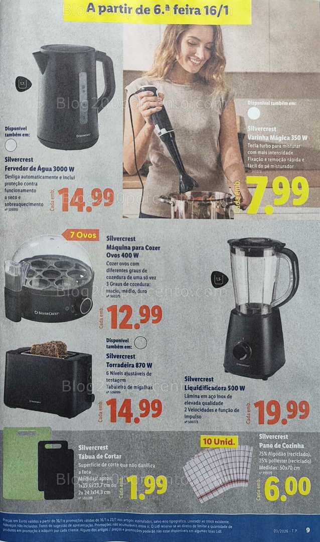 Antevisão Folheto LIDL Bazar Promoções de 12 a 22 janeiro