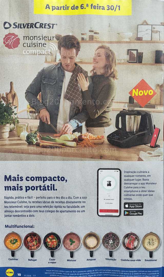Antevisão Folheto LIDL Bazar Promoções de 26 janeiro a 5 fevereiro