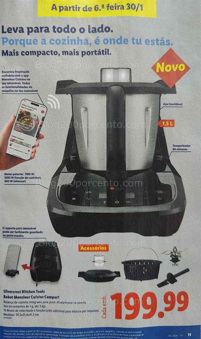 Antevisão Folheto LIDL Bazar Promoções de 26 janeiro a 5 fevereiro