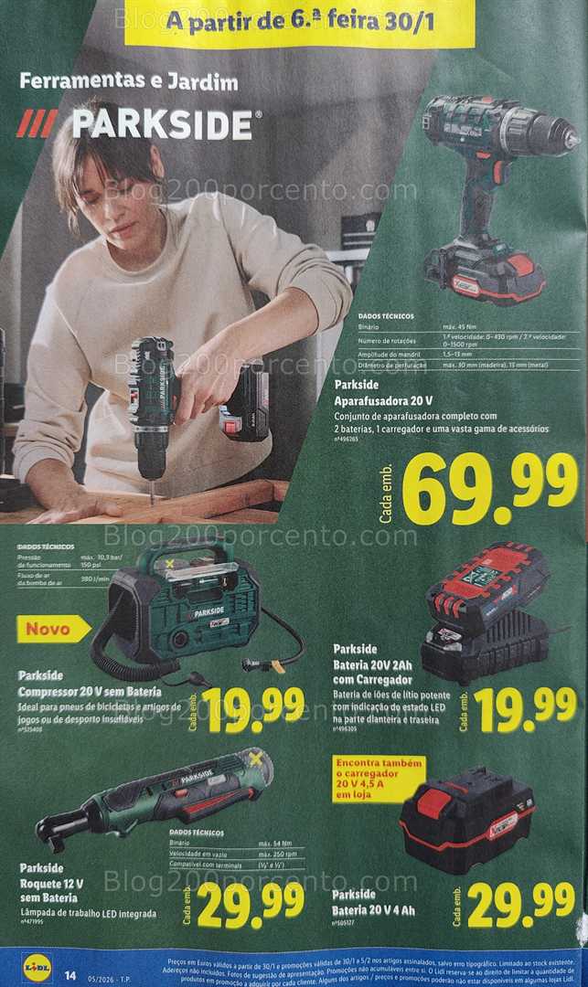 Antevisão Folheto LIDL Bazar Promoções de 26 janeiro a 5 fevereiro