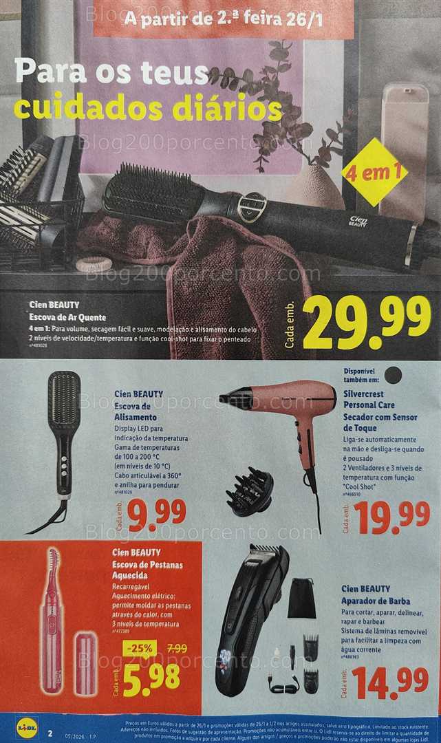 Antevisão Folheto LIDL Bazar Promoções de 26 janeiro a 5 fevereiro