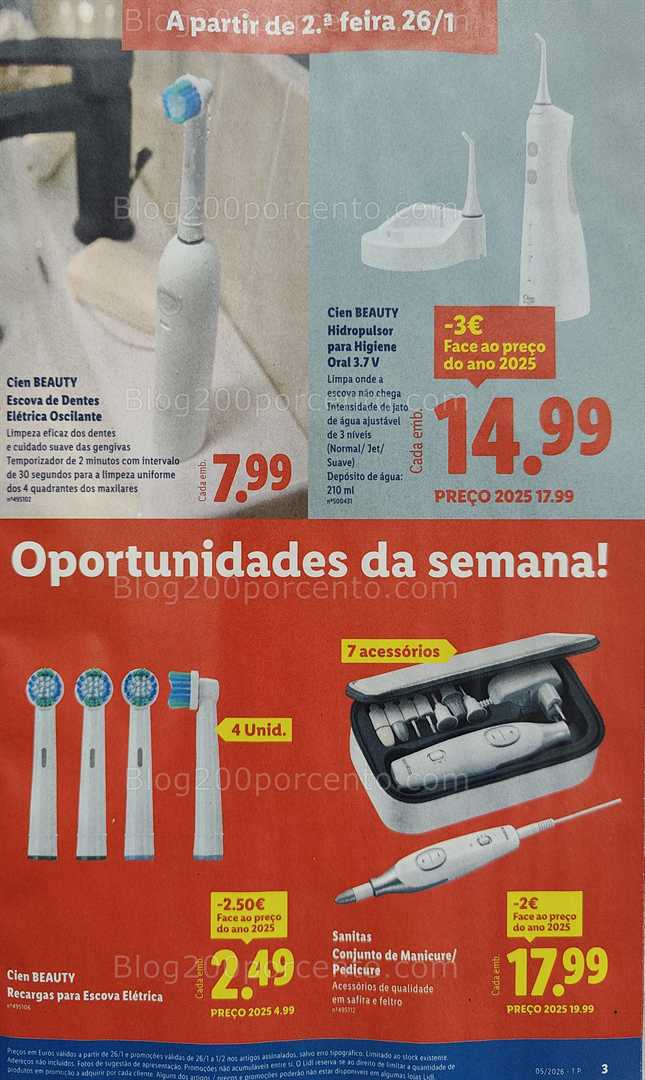 Antevisão Folheto LIDL Bazar Promoções de 26 janeiro a 5 fevereiro