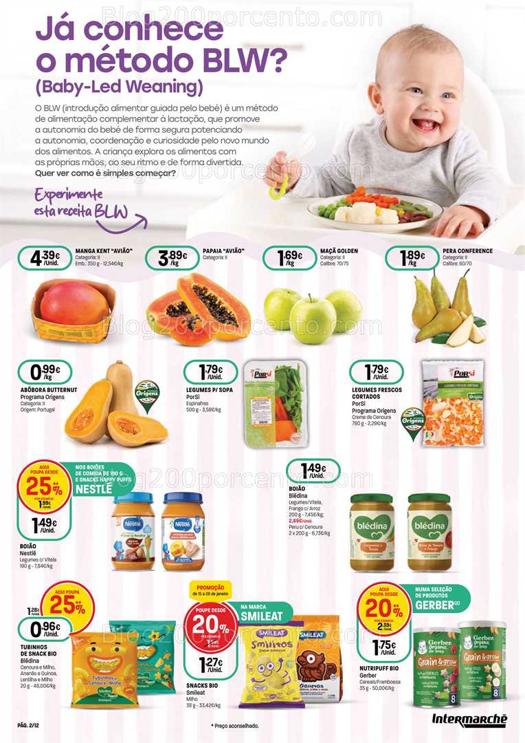 Antevisão Folheto INTERMARCHÉ Bebé Super Promoções de 15 a 28 janeiro