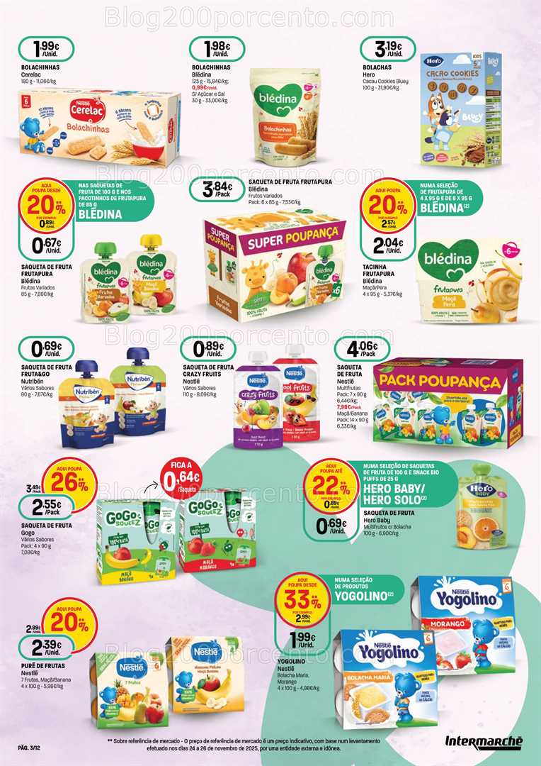 Antevisão Folheto INTERMARCHÉ Bebé Super Promoções de 15 a 28 janeiro