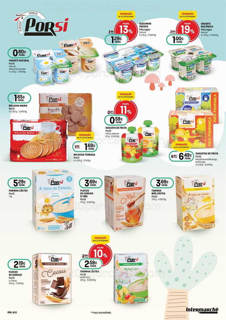 Antevisão Folheto INTERMARCHÉ Bebé Super Promoções de 15 a 28 janeiro
