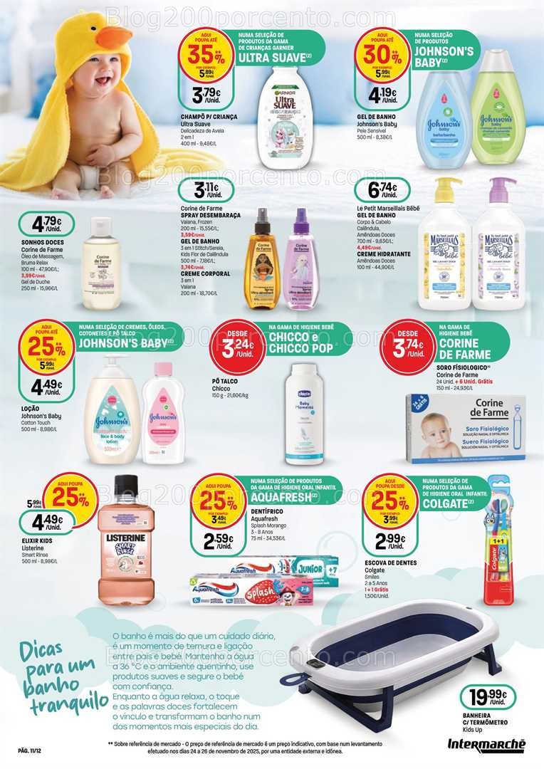 Antevisão Folheto INTERMARCHÉ Bebé Super Promoções de 15 a 28 janeiro
