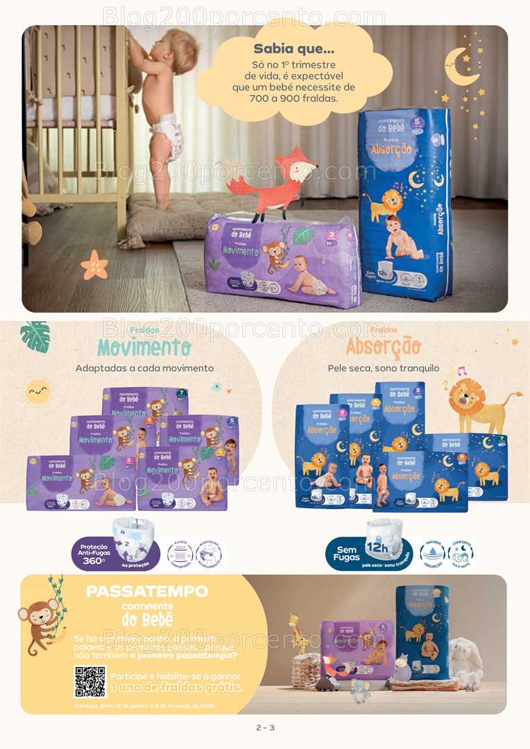 Antevisão Folheto CONTINENTE Feira do Bebé Promoções de 13 janeiro a 1 fevereiro