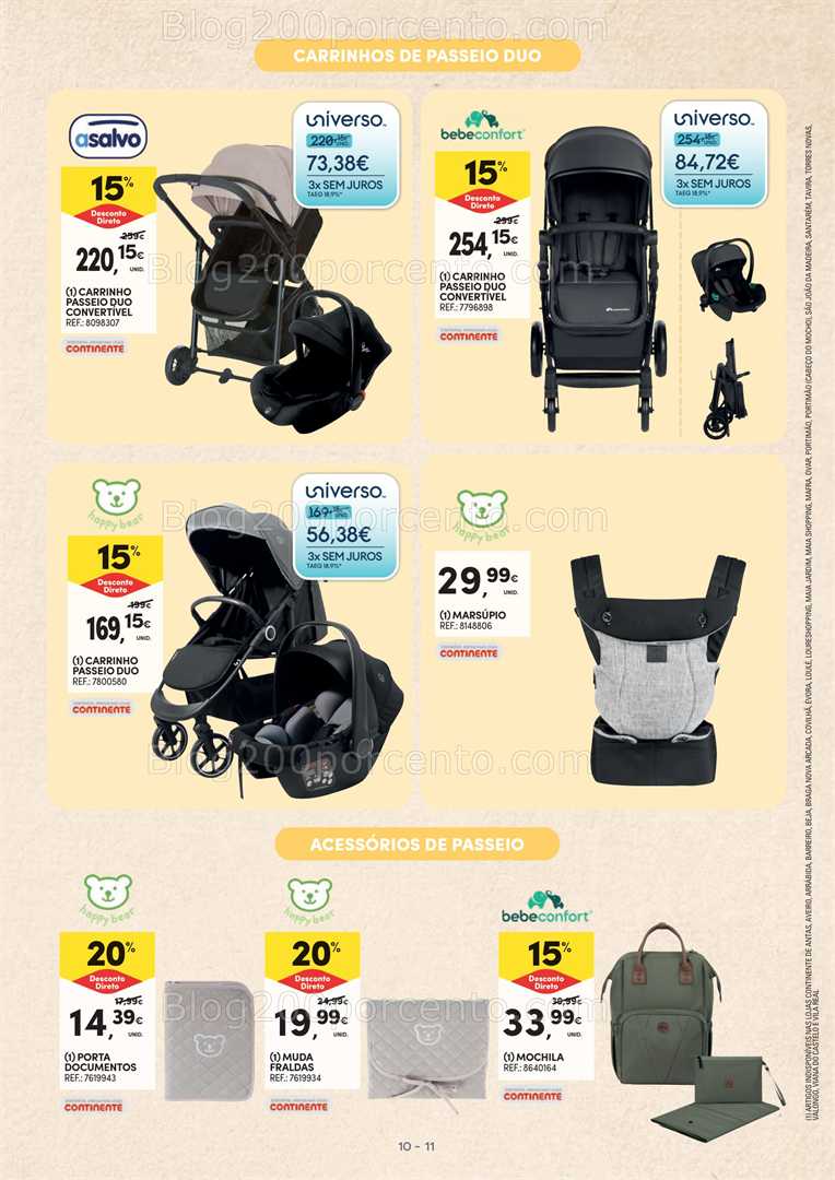 Antevisão Folheto CONTINENTE Feira do Bebé Promoções de 13 janeiro a 1 fevereiro