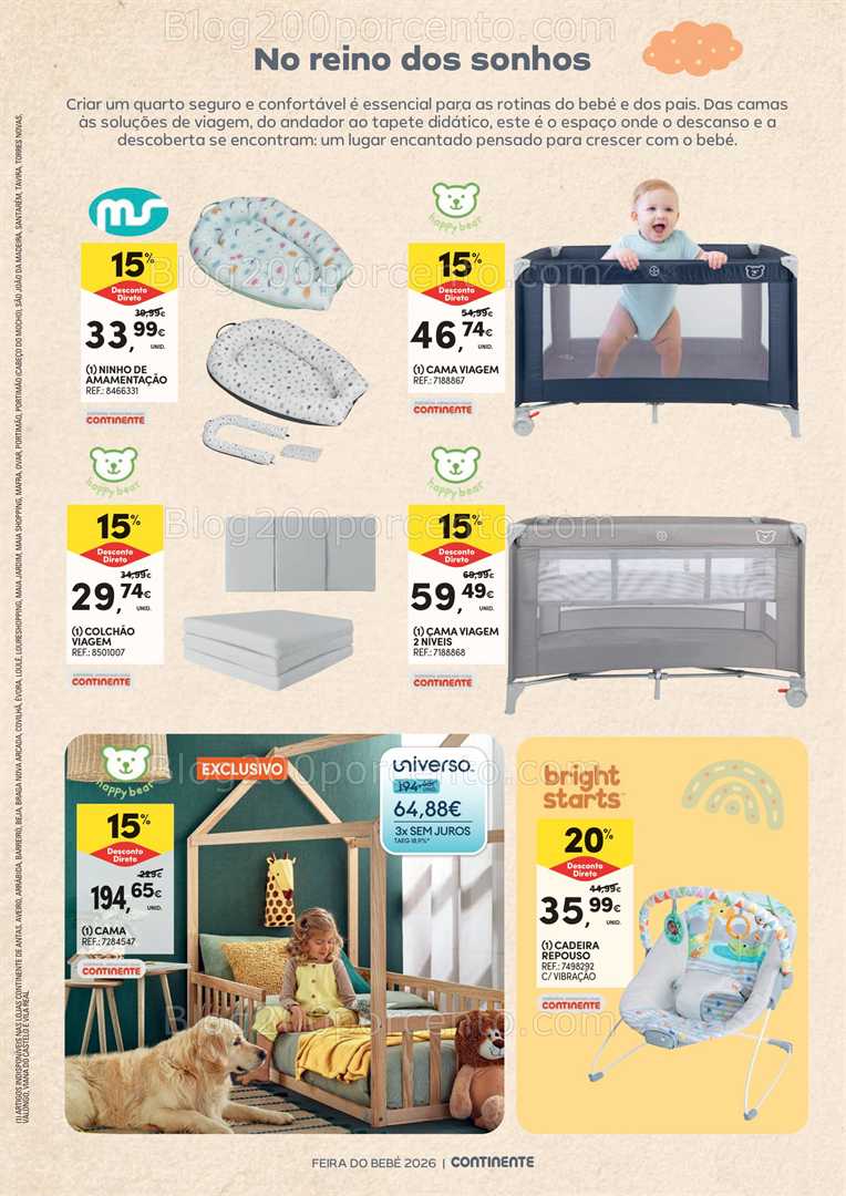 Antevisão Folheto CONTINENTE Feira do Bebé Promoções de 13 janeiro a 1 fevereiro