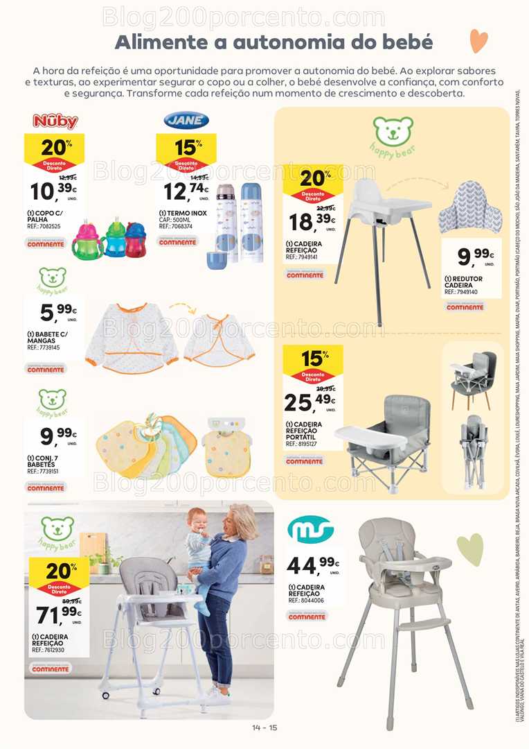 Antevisão Folheto CONTINENTE Feira do Bebé Promoções de 13 janeiro a 1 fevereiro