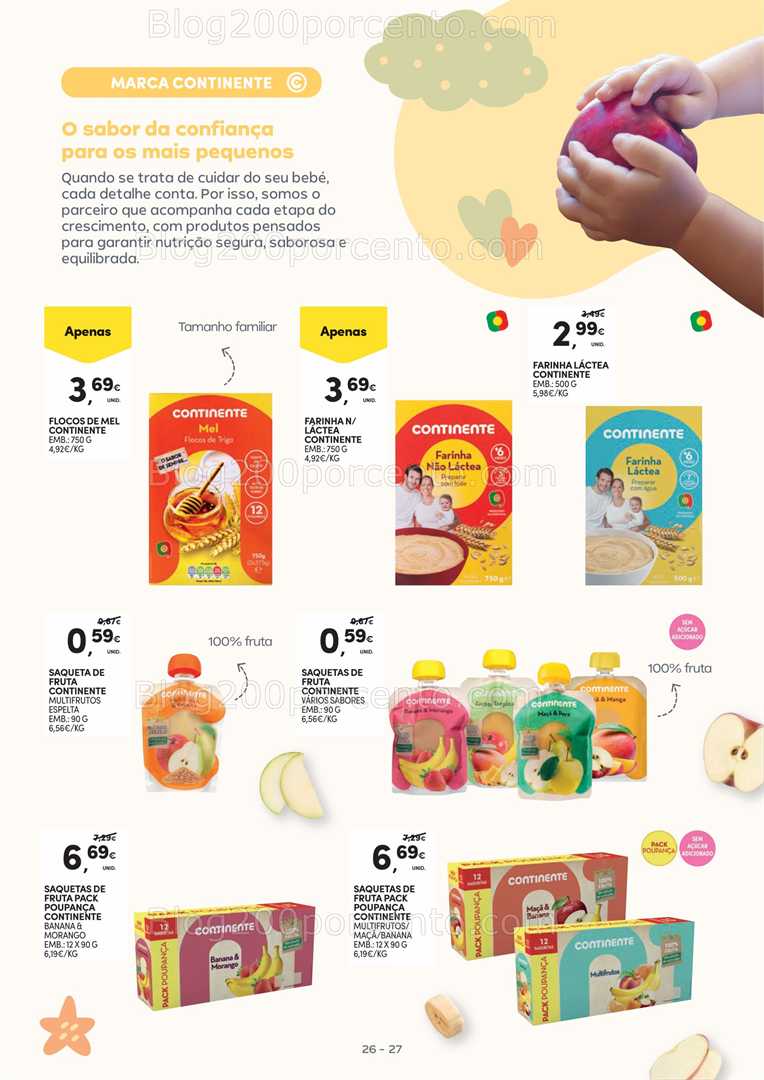 Antevisão Folheto CONTINENTE Feira do Bebé Promoções de 13 janeiro a 1 fevereiro