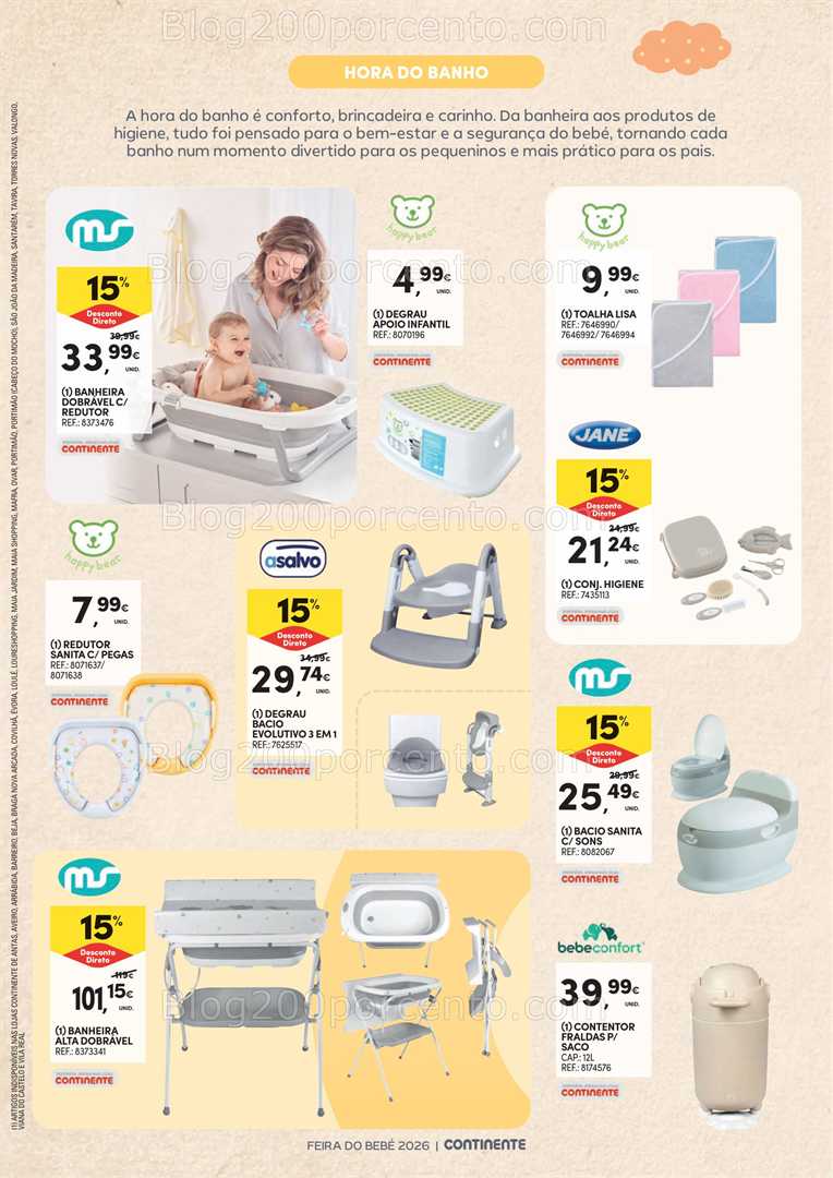 Antevisão Folheto CONTINENTE Feira do Bebé Promoções de 13 janeiro a 1 fevereiro