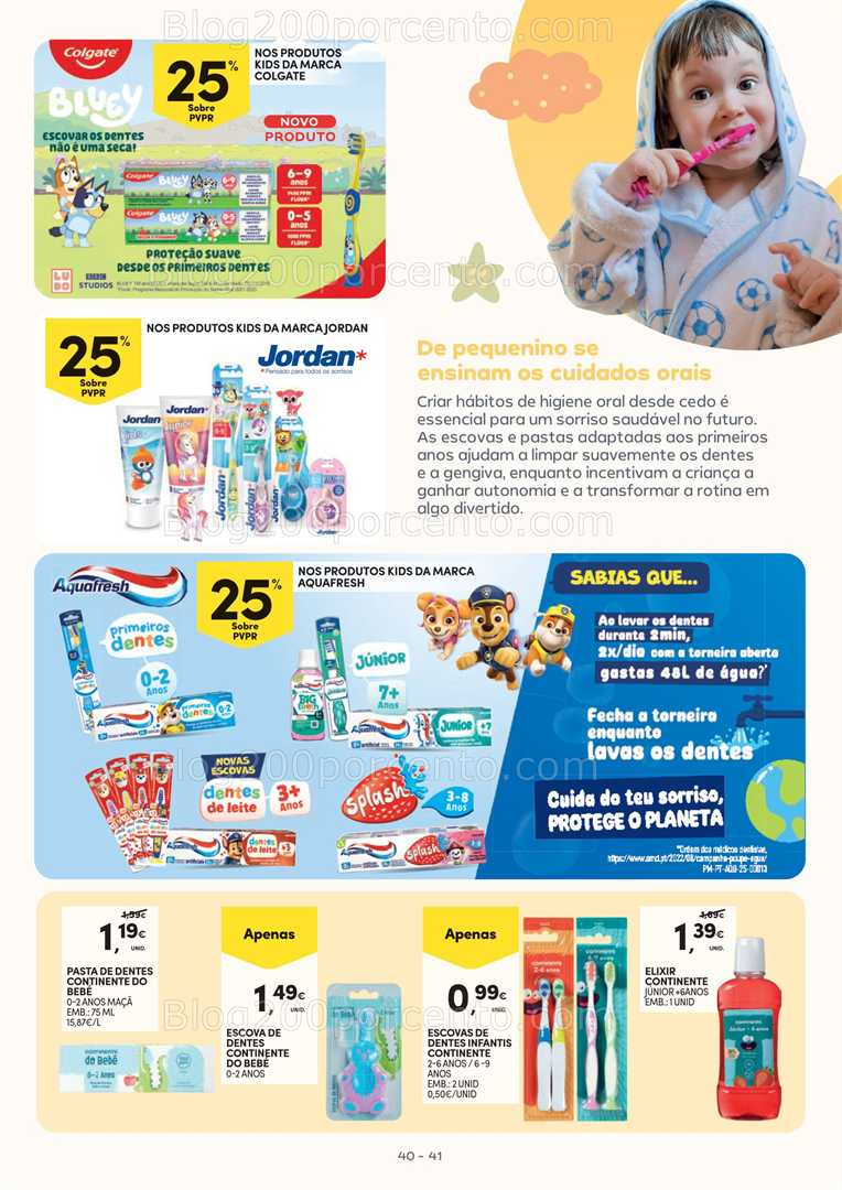 Antevisão Folheto CONTINENTE Feira do Bebé Promoções de 13 janeiro a 1 fevereiro