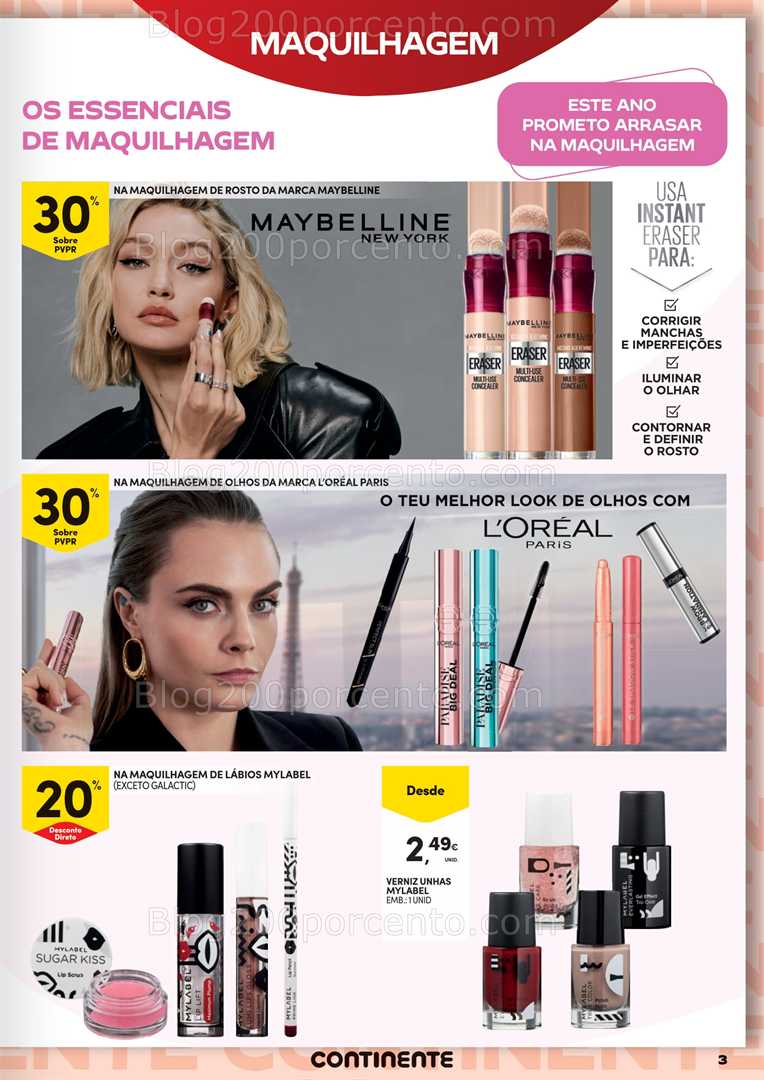 Antevisão Folheto CONTINENTE Beleza Promoções de 20 janeiro a 1 fevereiro