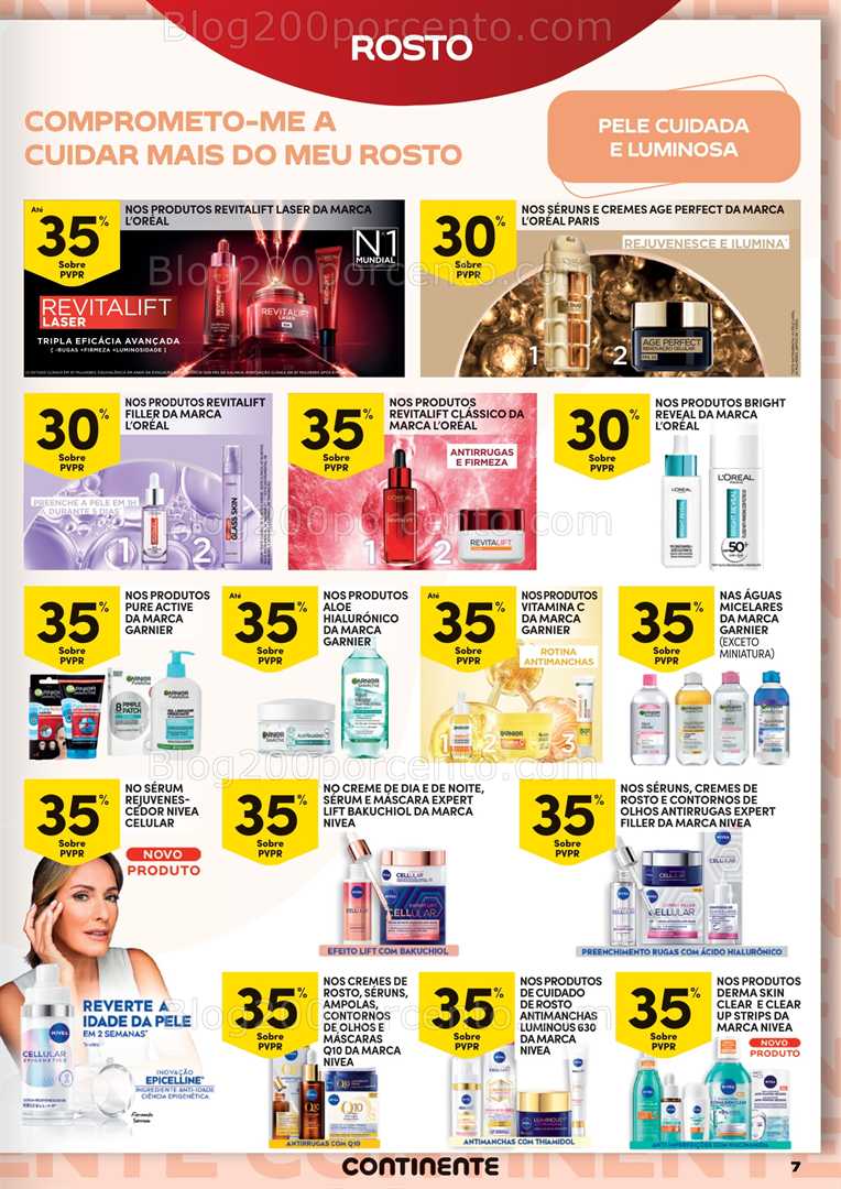 Antevisão Folheto CONTINENTE Beleza Promoções de 20 janeiro a 1 fevereiro