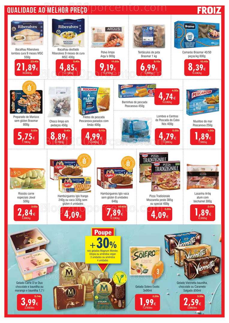 Antevisão Folheto FROIZ Promoções de 6 a 22 janeiro