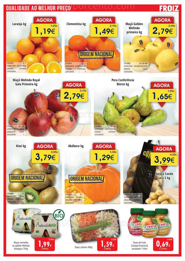 Antevisão Folheto FROIZ Promoções de 6 a 22 janeiro