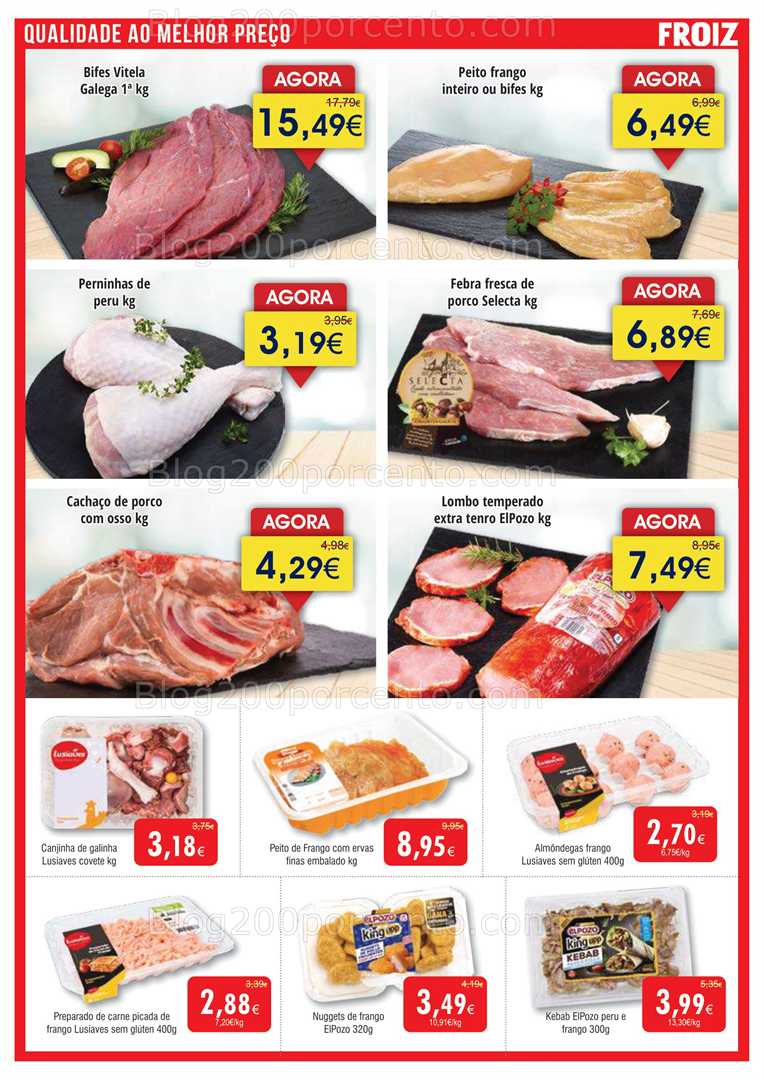 Antevisão Folheto FROIZ Promoções de 6 a 22 janeiro