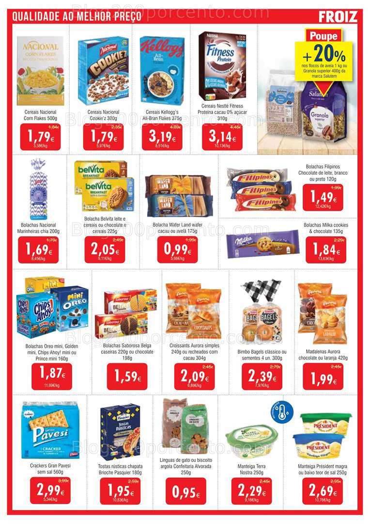 Antevisão Folheto FROIZ Promoções de 6 a 22 janeiro