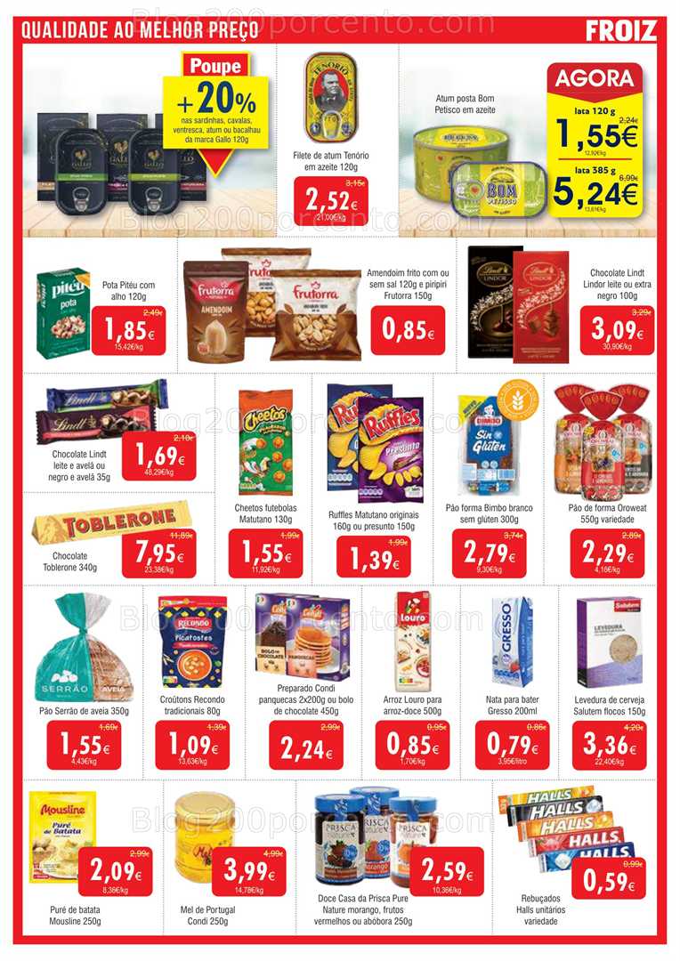 Antevisão Folheto FROIZ Promoções de 6 a 22 janeiro