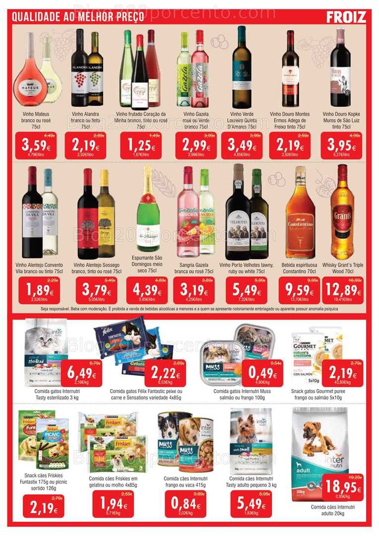 Antevisão Folheto FROIZ Promoções de 6 a 22 janeiro