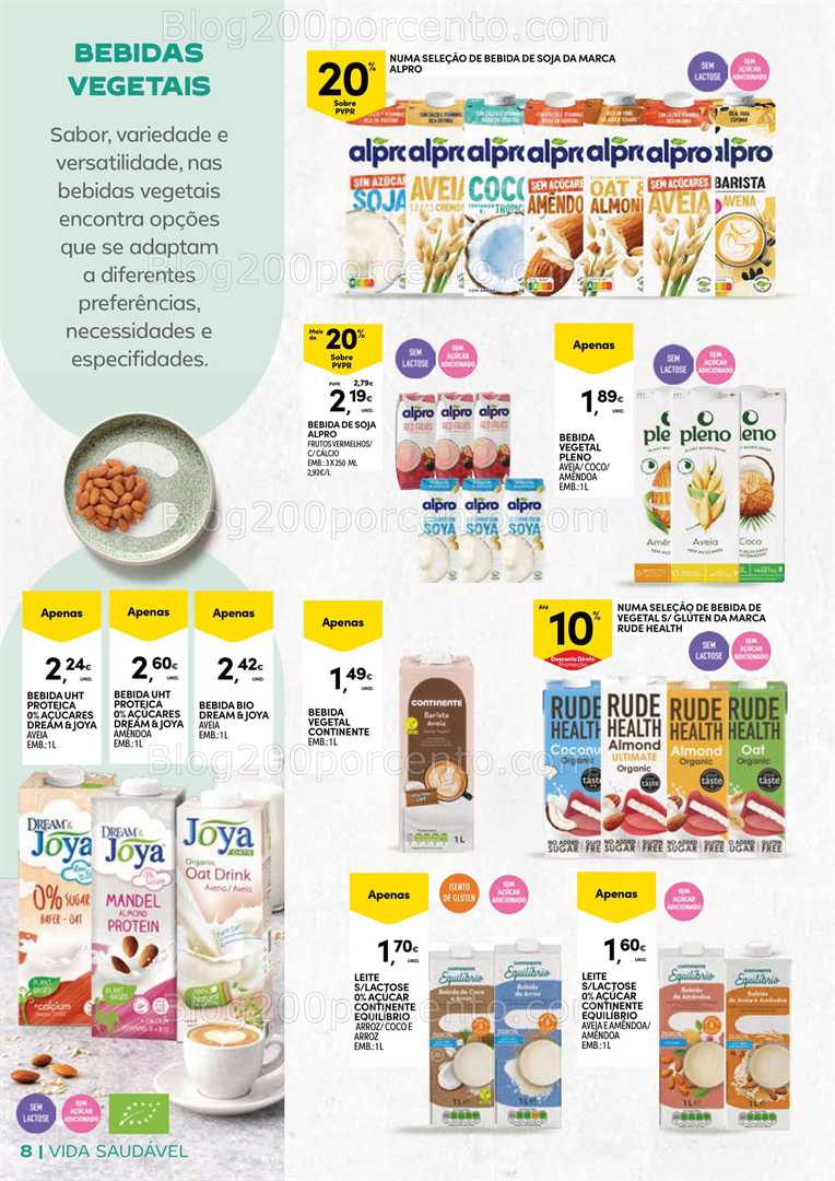 Antevisão Folheto CONTINENTE Açores Vida Saudável Promoções de 20 janeiro a 2 fevereiro