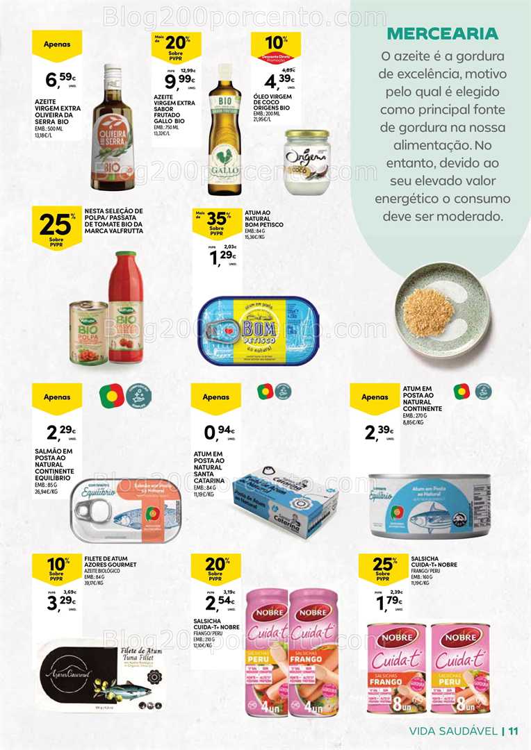 Antevisão Folheto CONTINENTE Açores Vida Saudável Promoções de 20 janeiro a 2 fevereiro