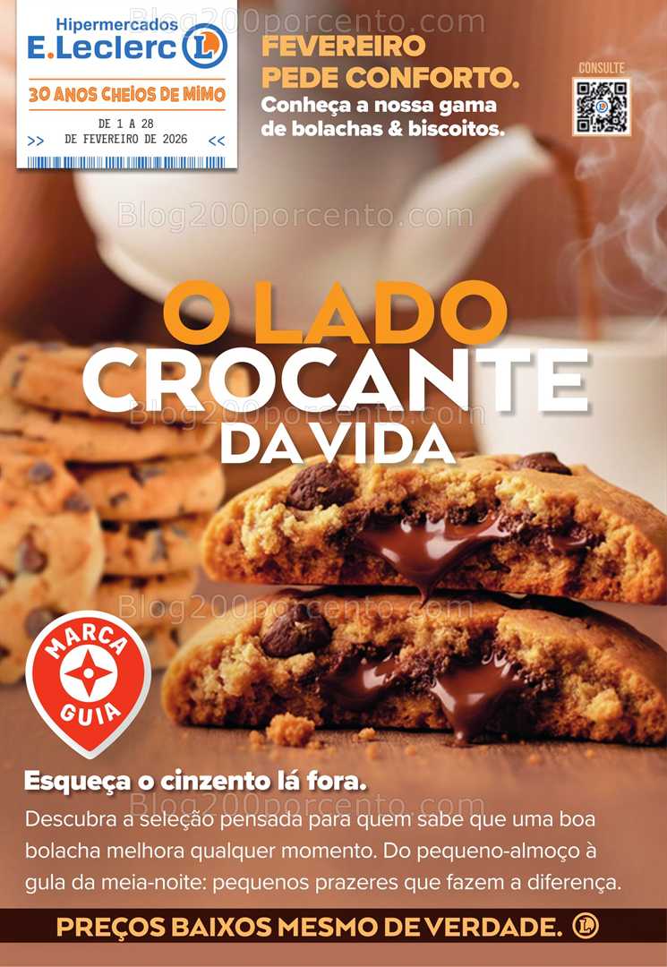 Antevisão Folheto E-LECLERC Especial Bolachas Promoções até 28 fevereiro