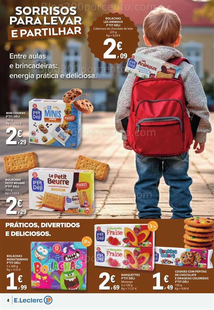 Antevisão Folheto E-LECLERC Especial Bolachas Promoções até 28 fevereiro