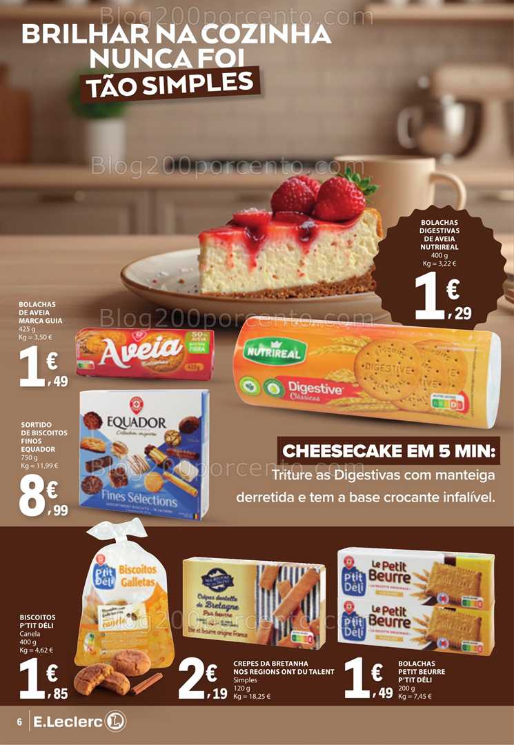 Antevisão Folheto E-LECLERC Especial Bolachas Promoções até 28 fevereiro