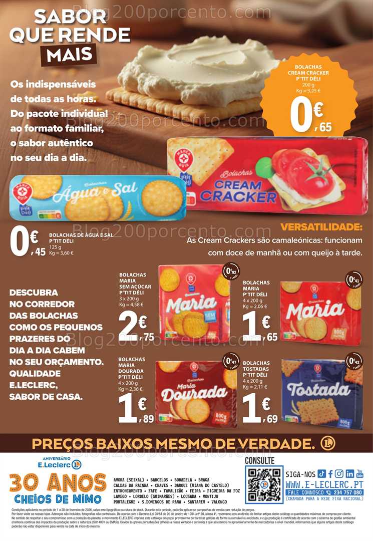 Antevisão Folheto E-LECLERC Especial Bolachas Promoções até 28 fevereiro