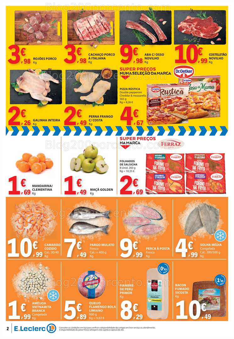 Antevisão Folheto E-LECLERC Promoções Fim de Semana - 30 janeiro a 1 fevereiro