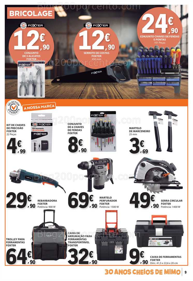 Antevisão Folheto E-LECLERC Bazar Promoções de 15 a 28 janeiro